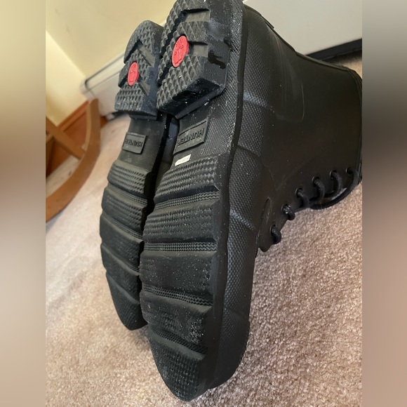 Men’s black hunter rubber combat rain boots - Picture 6 of 7